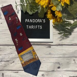 Men's After Dark You Bet Your Head Novelty Tie Preowned